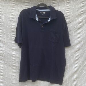 IZOD Men's Dark Blue Polo Shirt XXL